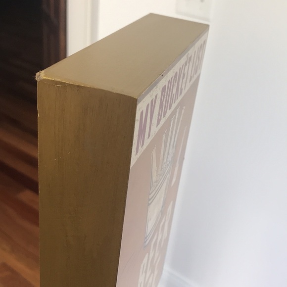 Bucket List Wood Sign/Box - Picture 5 of 5